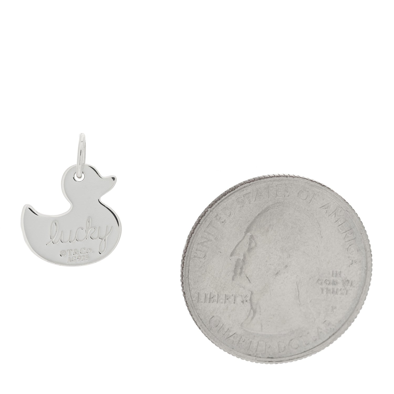 Tiffany Sterling Silver Lucky Duck Charm 1522134 – FASHIONPHILE