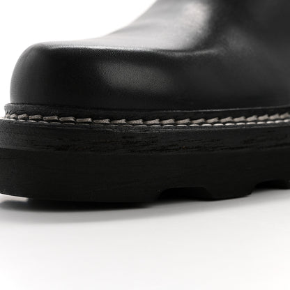 Louis Vuitton Calfskin Monogram Beaubourg Ankle Boots 37.5 Black 10 of 10