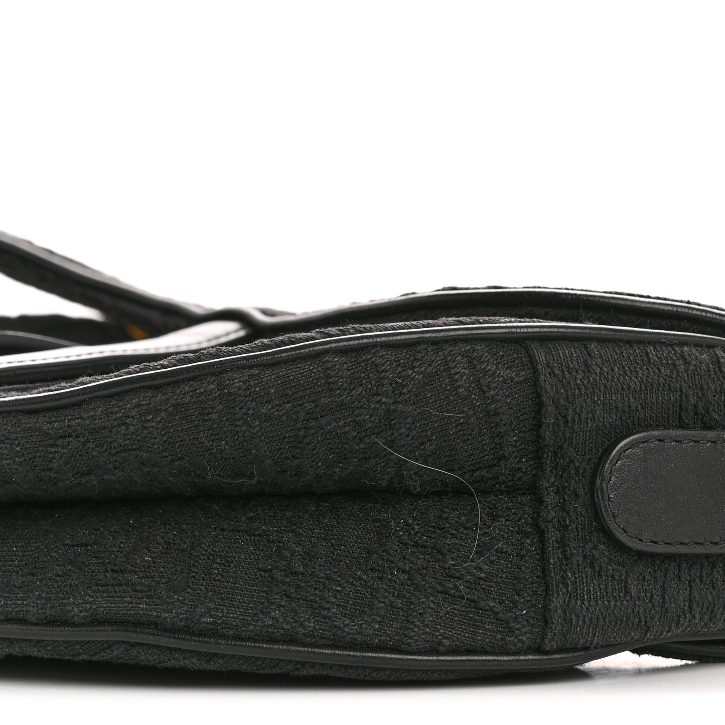 Monogram Saddle Bag Black