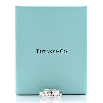 Tiffany Sterling Silver 1837 Interlocking Circles Ring 60 9 5 of 5