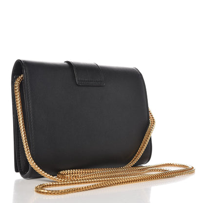 Saint Laurent Calfskin Small Classic Y Satchel Bag Black 3 of 7
