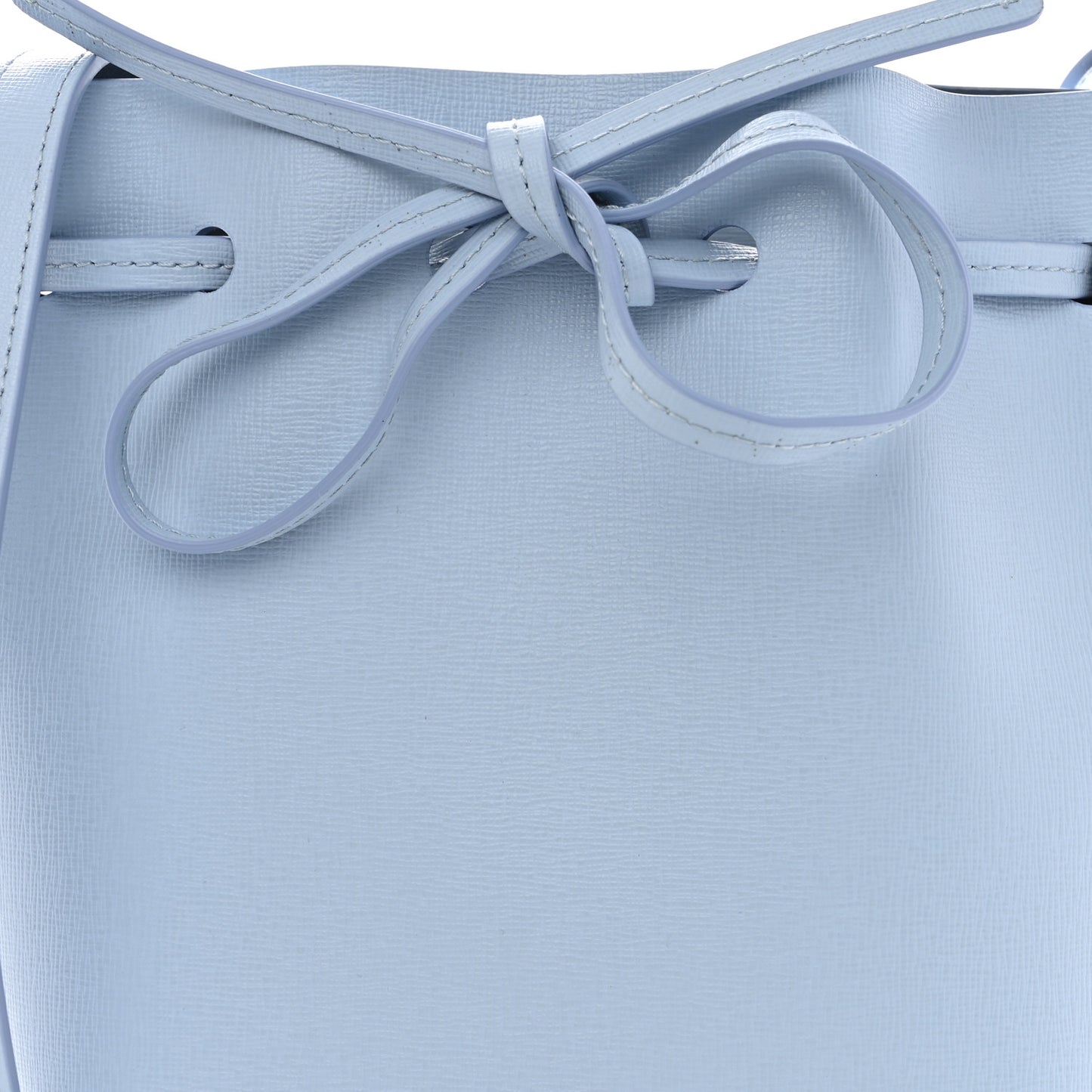 Saffiano Mini Bucket Bag Light Blue