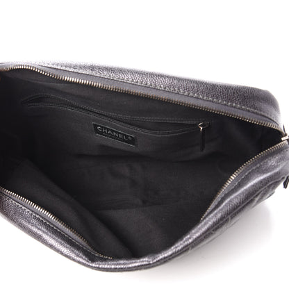 Chanel Iridescent Caviar Quilted Large Chic Flap Grey 5 of 10