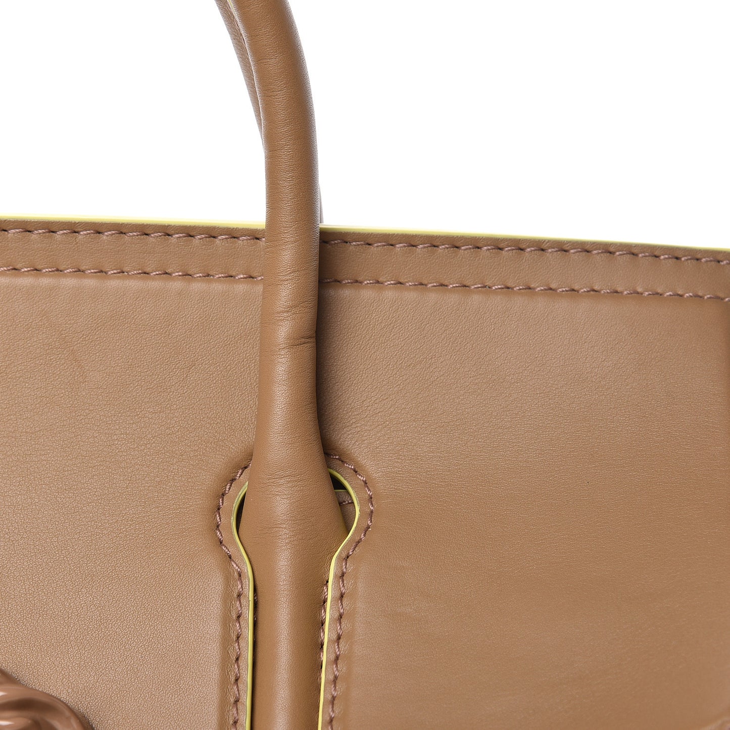 Calfskin Large Palazzo Empire Bag Beige