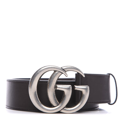 Gucci Moon Calfskin Nickel Double G 40mm Belt 90 36 Dark Cocoa 1 of 5