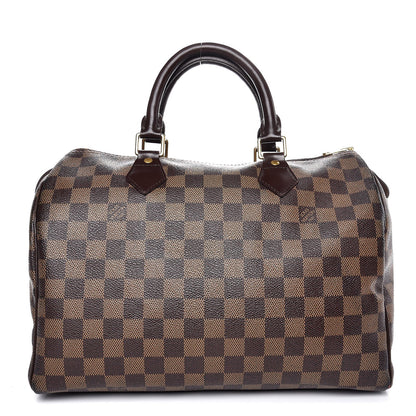 Louis Vuitton Damier Ebene Speedy 30 1 of 10