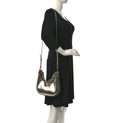Stella McCartney Eco Alter Nappa Mini Frayme Shoulder Bag Silver 2 of 7