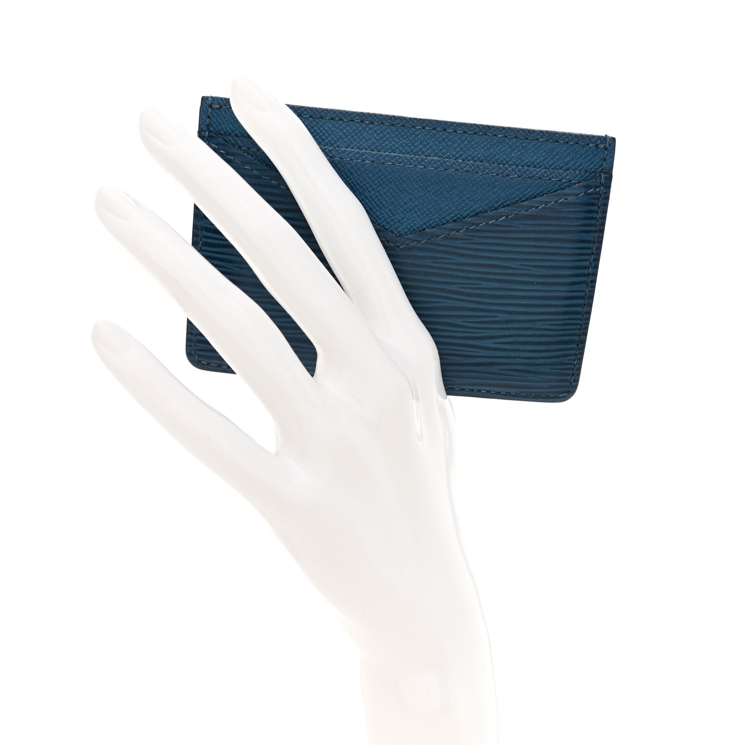 Louis Vuitton Epi Neo Porte-Cartes Card Holder Blue Celeste Blue Celeste 2 of 6