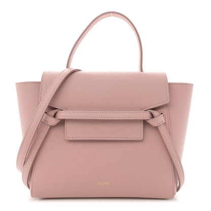 Celine Grained Calfskin Nano Belt Bag Vintage Pink 1 of 11