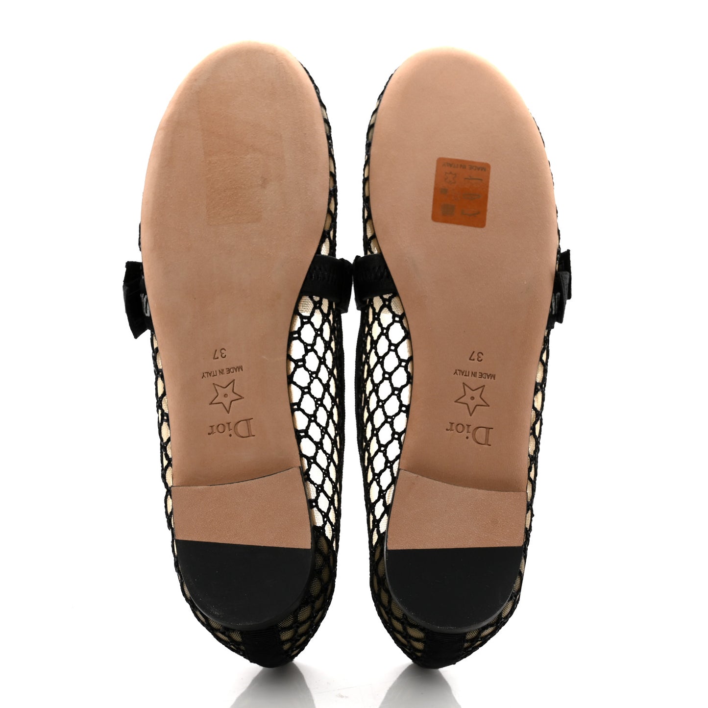 Resille Ribbon Miss J'Adior Ballet Flat 39.5 Black