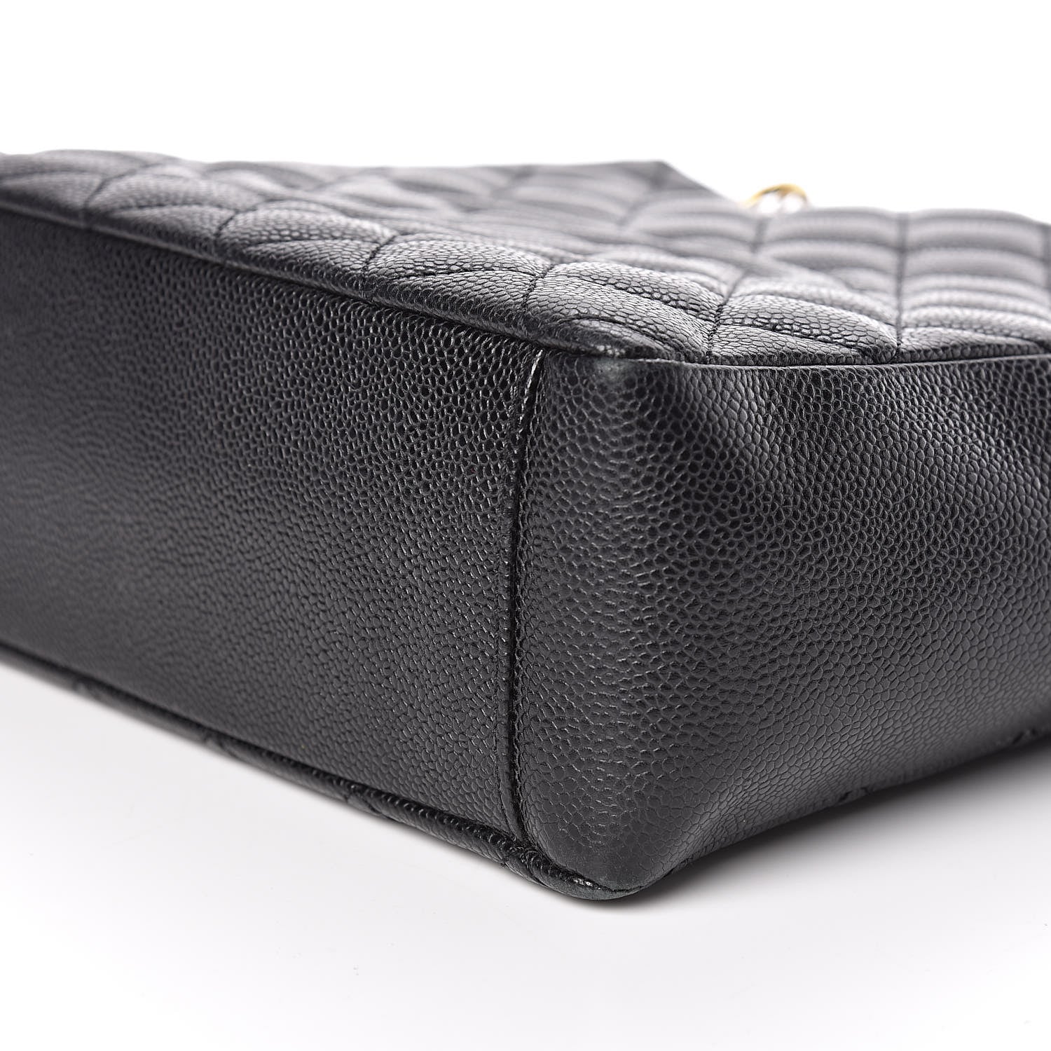 Chanel Caviar Quilted Petit Shopping Tote PST Black 11 of 12