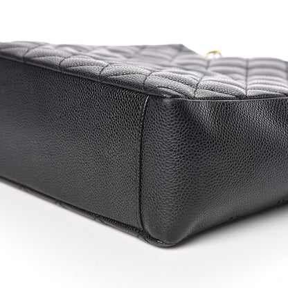 Chanel Caviar Quilted Petit Shopping Tote PST Black 11 of 12