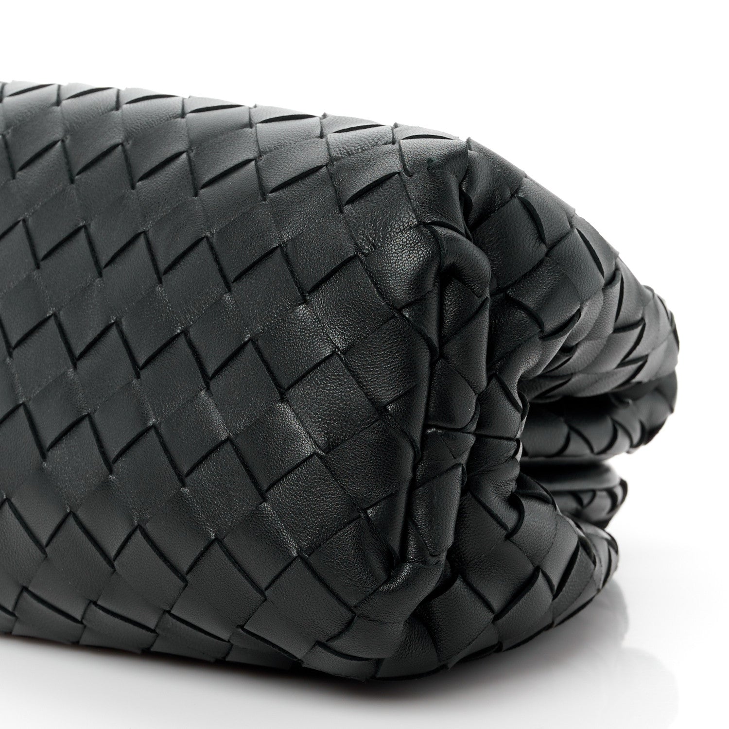 Bottega Veneta Nappa Maxi Intreccio The Pouch Oversized Clutch Black 11 of 11