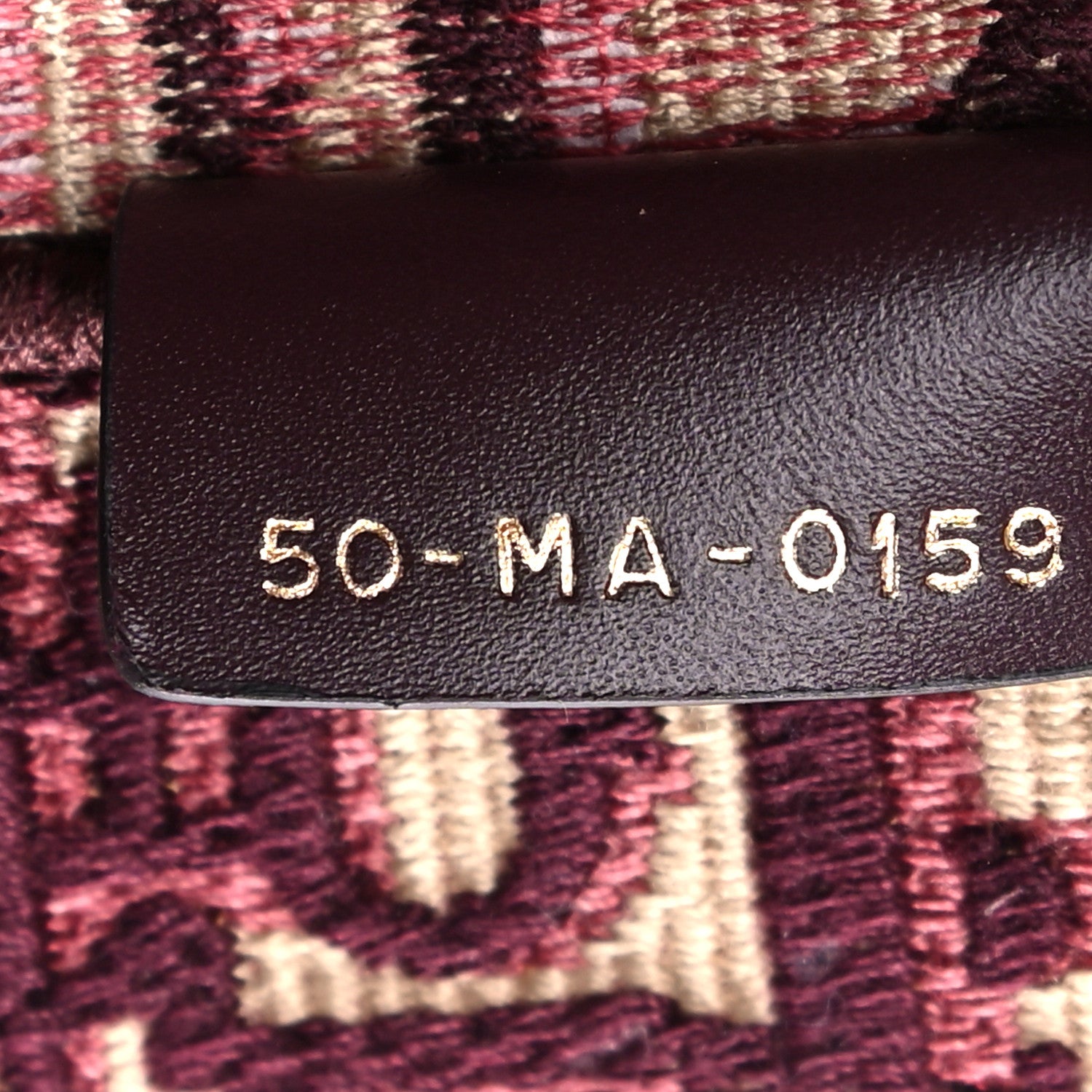 Christian Dior Oblique Medium Book Tote Burgundy Multicolor 6 of 10