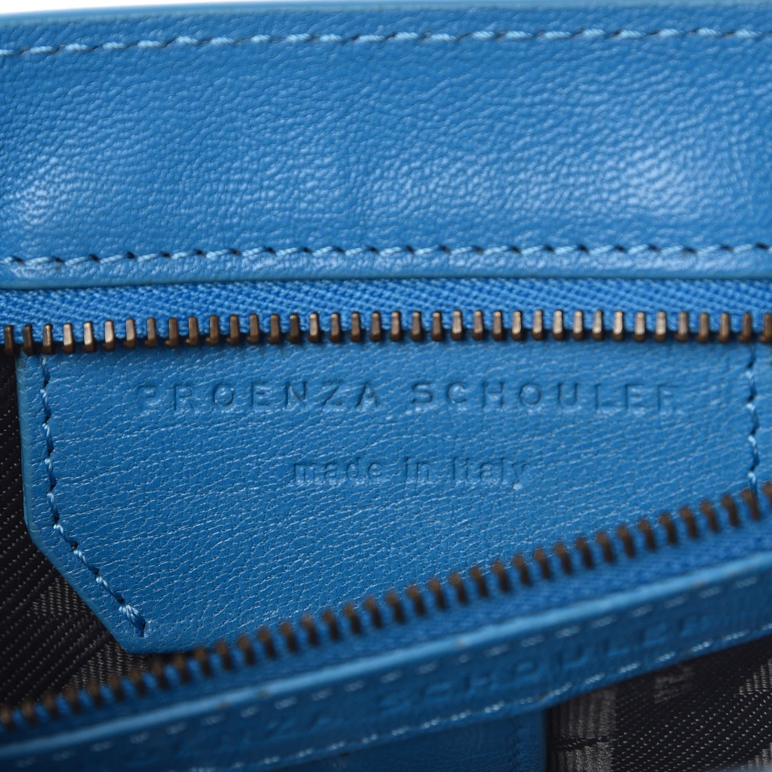 Proenza Schouler Lambskin Medium PS1 Satchel Rip Tide 7 of 8