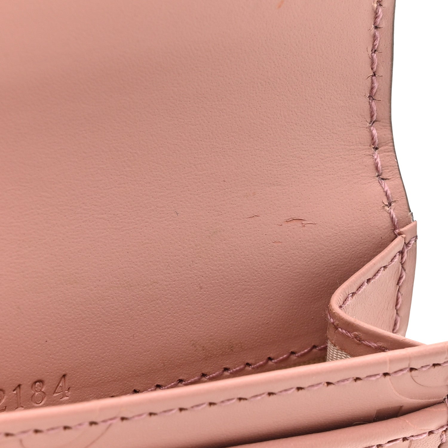 Gucci Calfskin Jumbo GG Embossed Snap Wallet Soft Pink 7 of 11