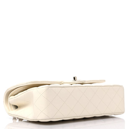 Chanel Caviar Quilted Medium Double Flap White 4 of 10