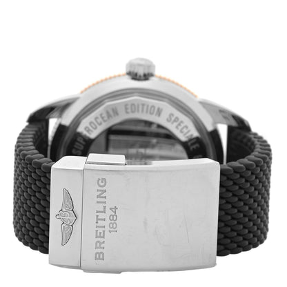 Breitling Stainless Steel 18K Rose Gold Rubber 42mm Superocean Heritage II B20 Automatic Watch Black AB2010 3 of 5