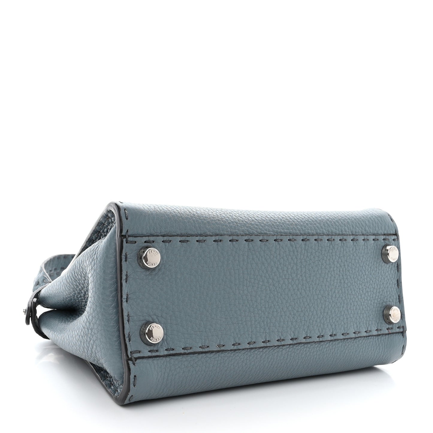 Cuoio Romano Selleria Bi-Color Mini Peekaboo Iconic Satchel Nube Bordeaux