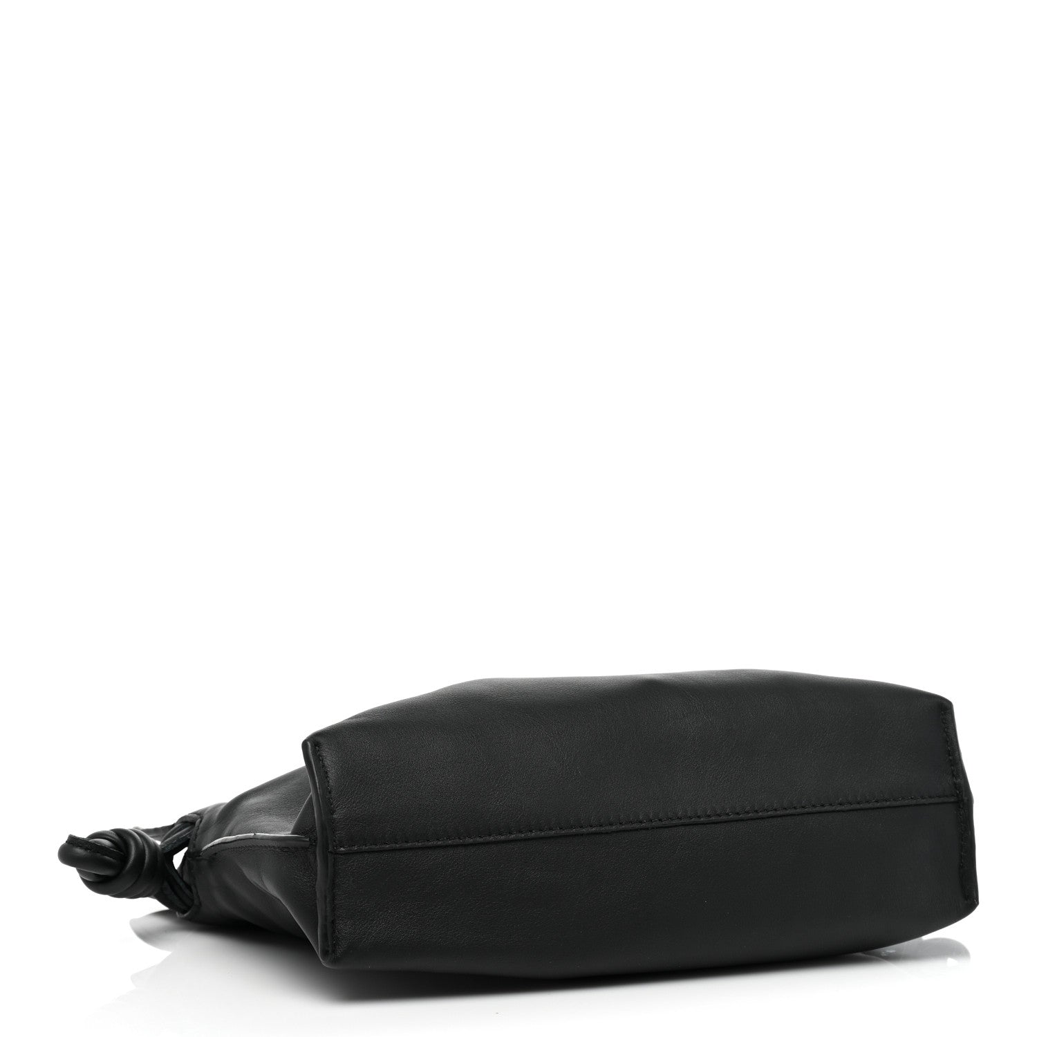 Loewe Calfskin Mini Flamenco Knot Clutch Black 4 of 17