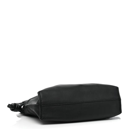 Loewe Calfskin Mini Flamenco Knot Clutch Black 4 of 17