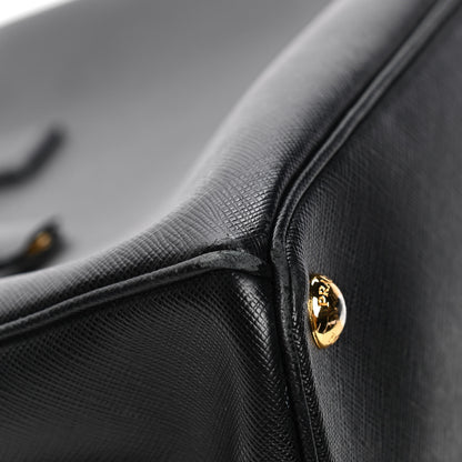 Prada Saffiano Large Galleria Double Zip Tote Black 6 of 8