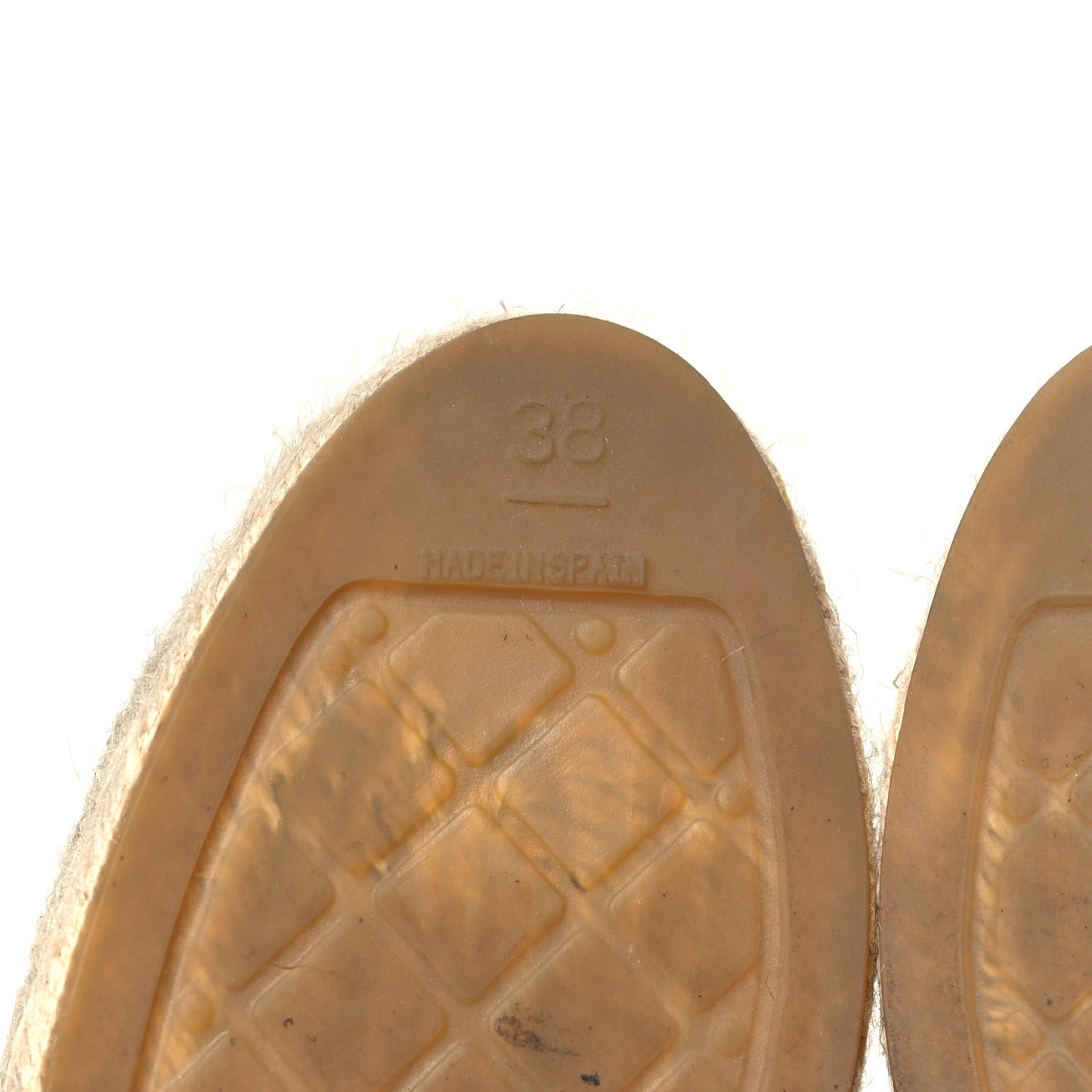 Lambskin CC Espadrilles 38 Black