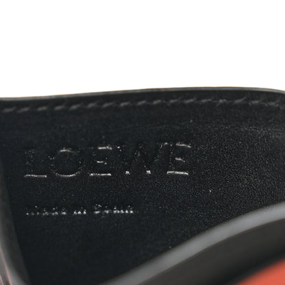 Loewe Calfskin Puzzle Colorblock Card Holder Black Mulitcolor 6 of 7