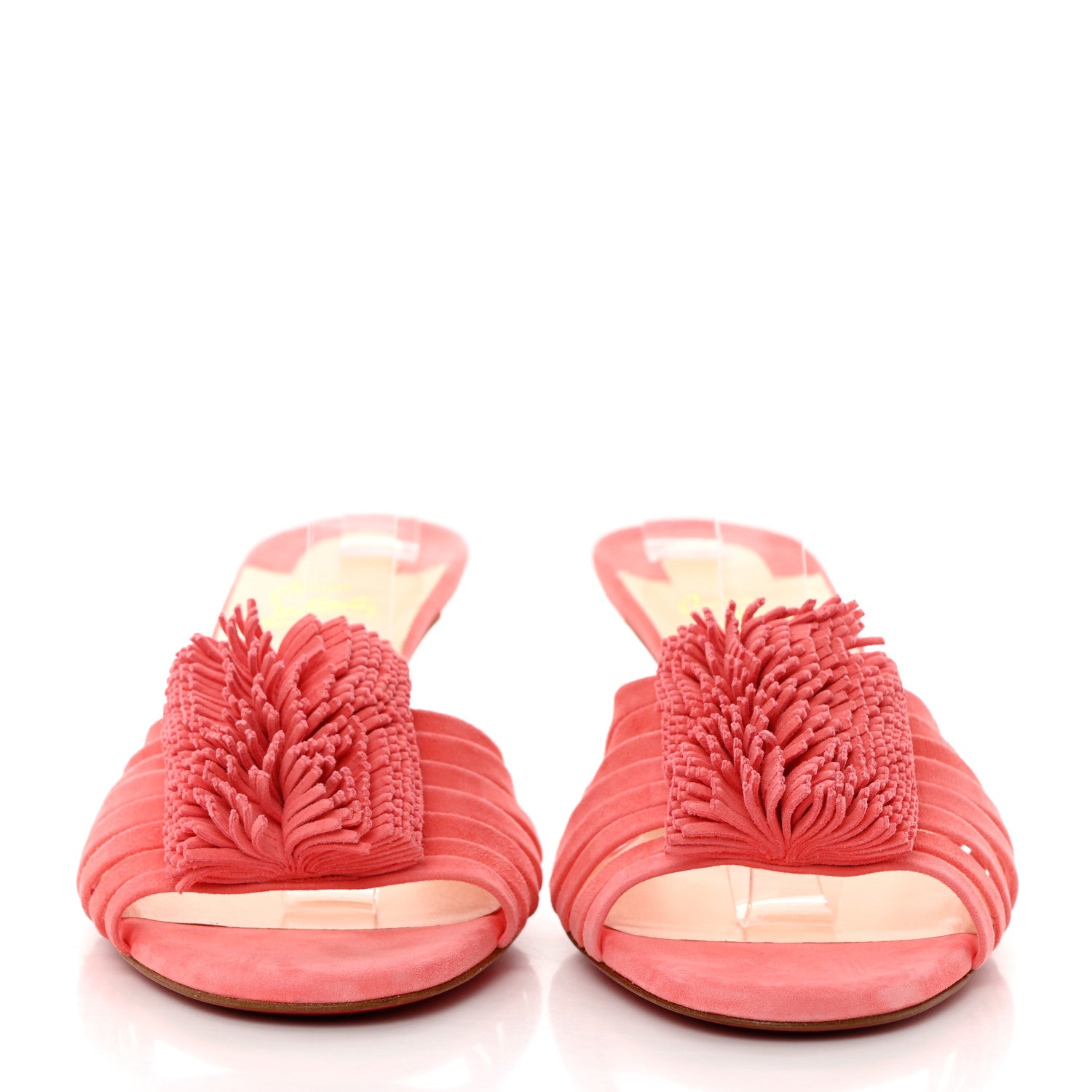 Christian Louboutin Suede Belbrossa 55 Mules 40 Pink 2 of 8