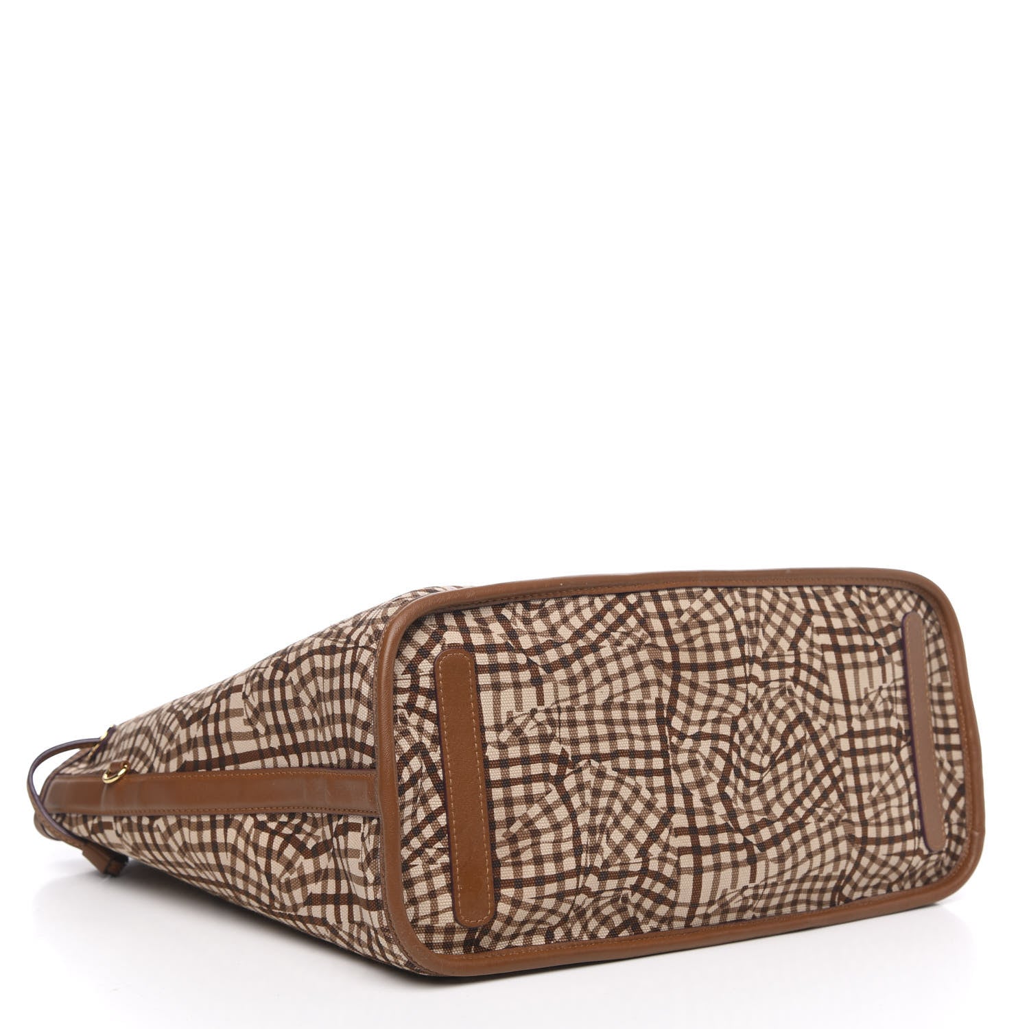 MCM Visetos Medium Liz Reversible Shopper Tote Cognac 7 of 18