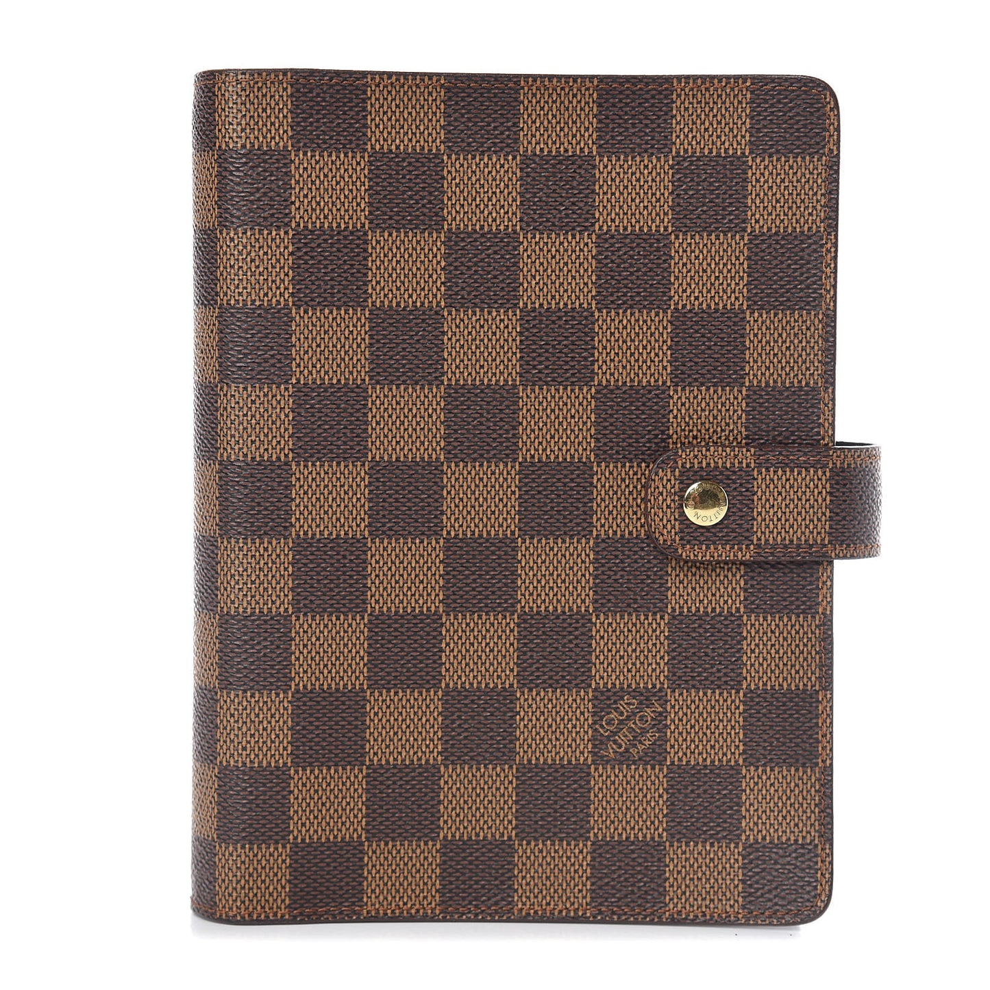 Damier Ebene Medium Ring Agenda Cover