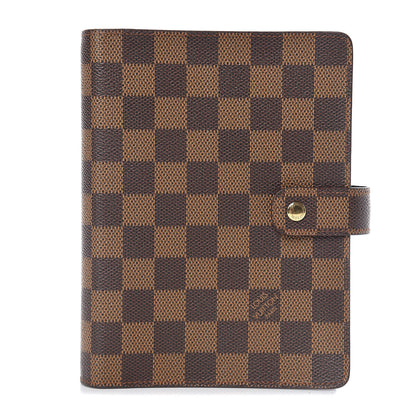 Louis Vuitton Damier Ebene Medium Ring Agenda Cover 1 of 8
