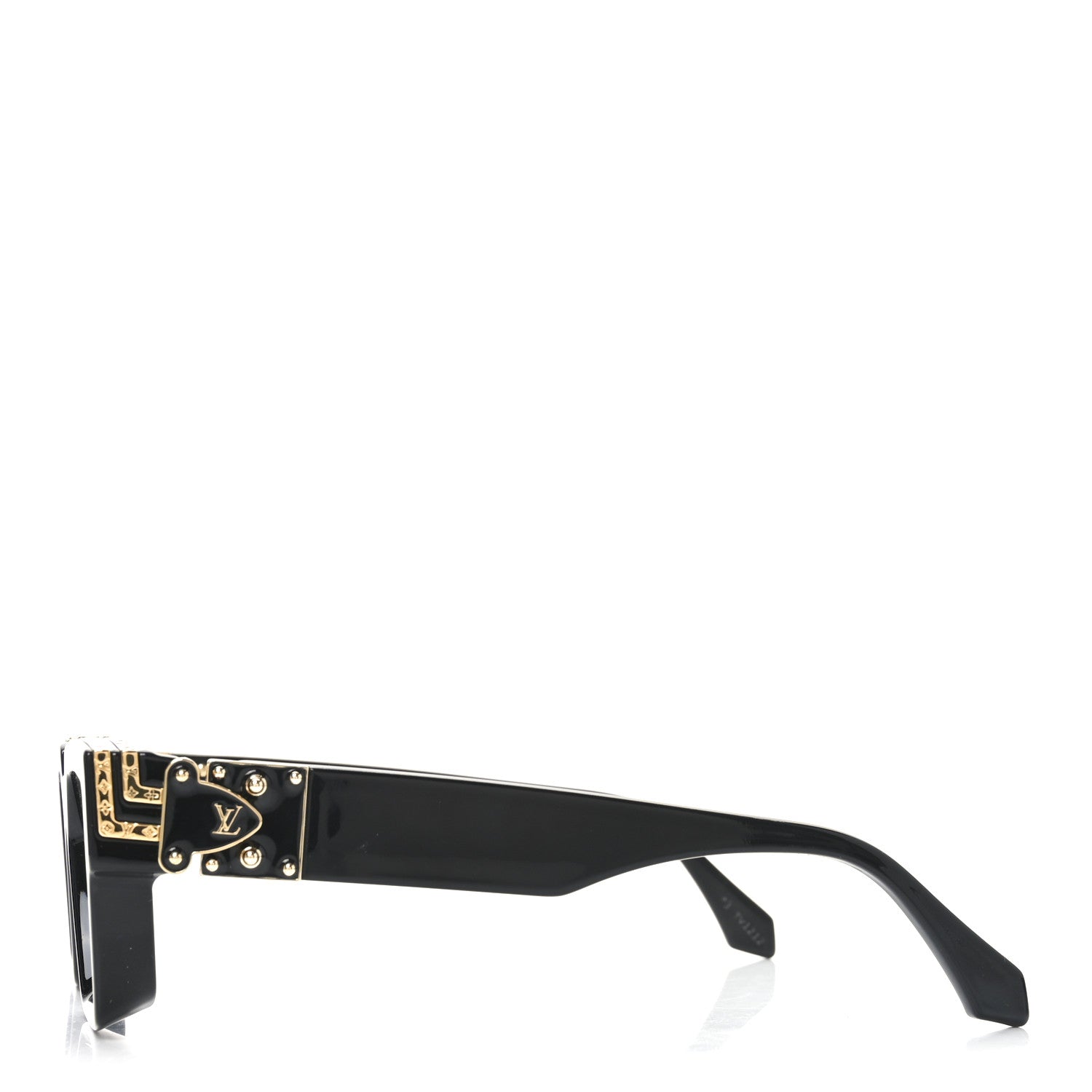 Louis Vuitton Acetate 1.1 Millionaires Sunglasses Z1165W Black 3 of 7