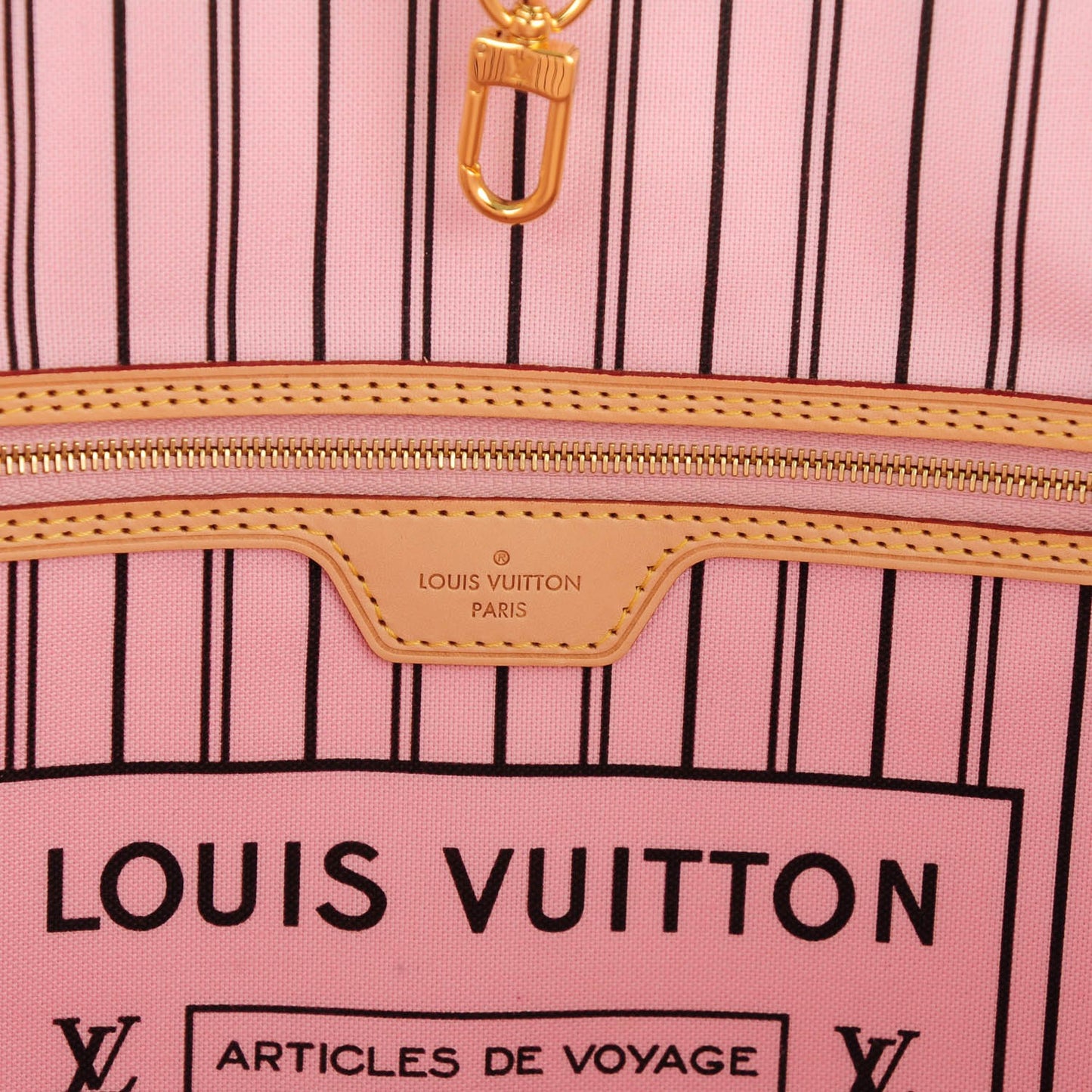 Monogram Neverfull MM Rose Ballerine