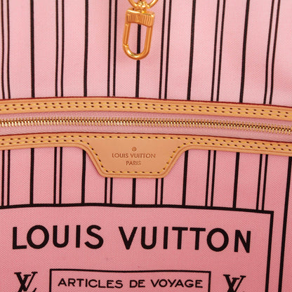 Louis Vuitton Monogram Neverfull MM Rose Ballerine 6 of 8