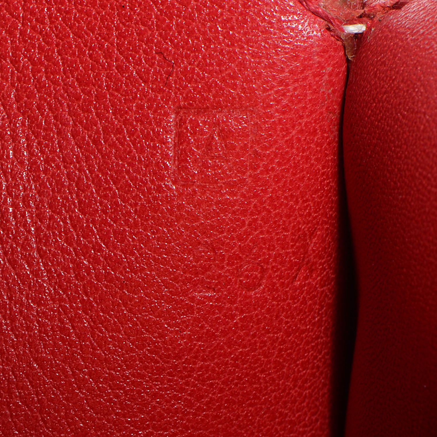 Hermes Veau Gulliver Touareg Abal Handbag Rouge Vif 8 of 10
