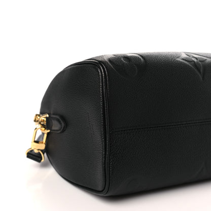 Louis Vuitton Empreinte Monogram Giant Speedy Bandouliere 25 Black 7 of 8