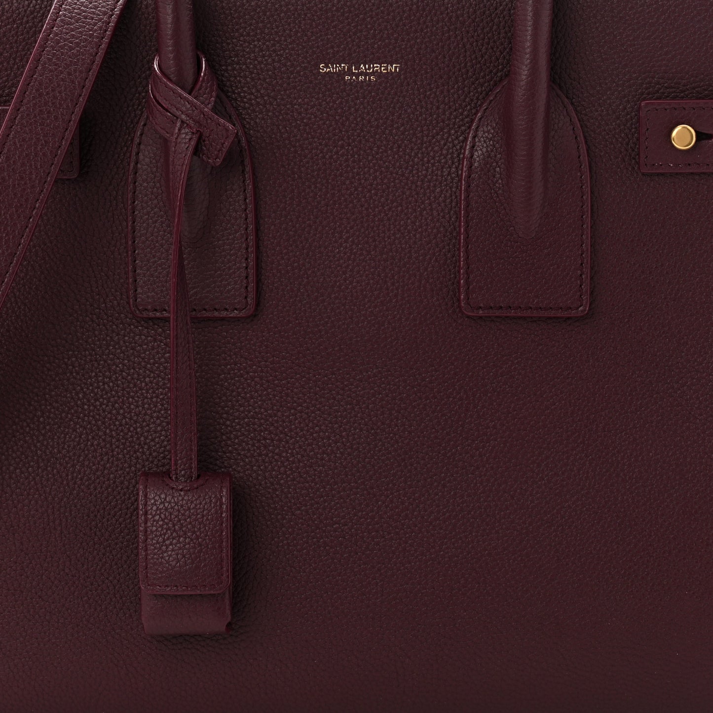 Grained Calfskin Small Supple Sac De Jour Rouge Cabernet