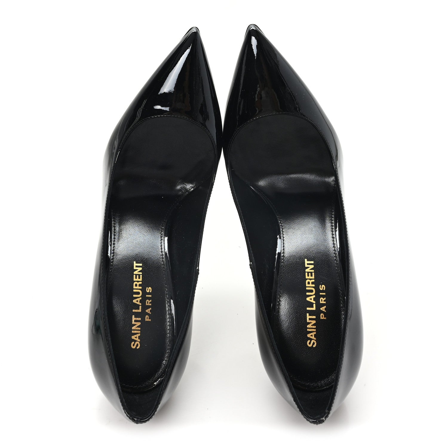 Saint Laurent Patent Opyum 110 Pumps 36 Black Gold 36 Black Gold 2 of 10