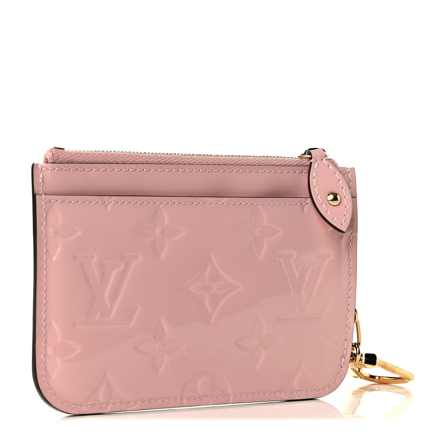 Louis Vuitton Vernis Key Pouch Rose Ballerine 2 of 4