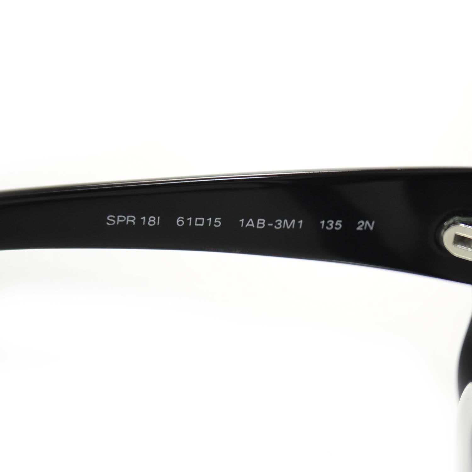 Prada Butterfly Frame Sunglasses SPR 18I Black 7 of 7
