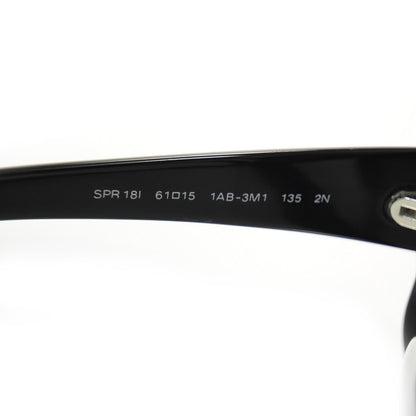 Prada Butterfly Frame Sunglasses SPR 18I Black 7 of 7