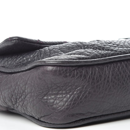 Chanel Distressed Lambskin Lady Braid Flap Dark Purple 6 of 15