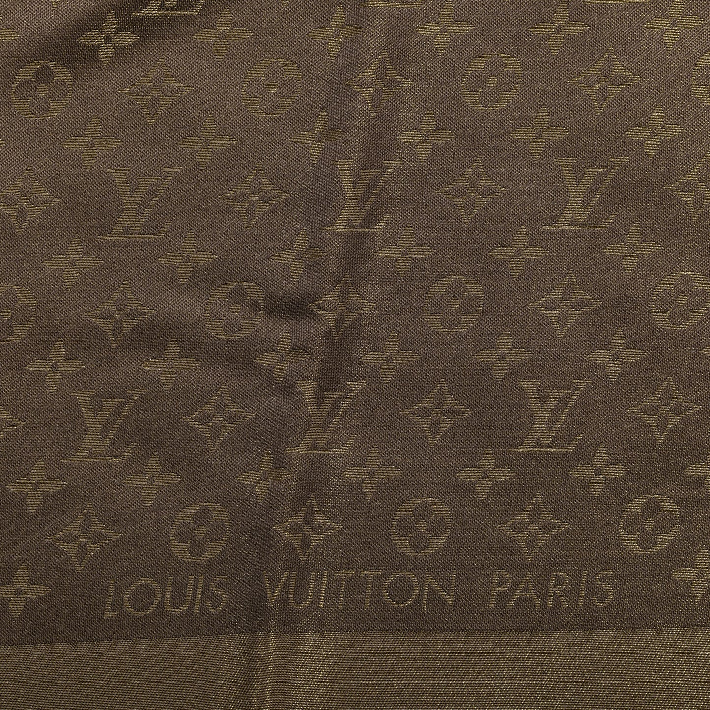 Silk Lurex Wool Monogram Shine Shawl