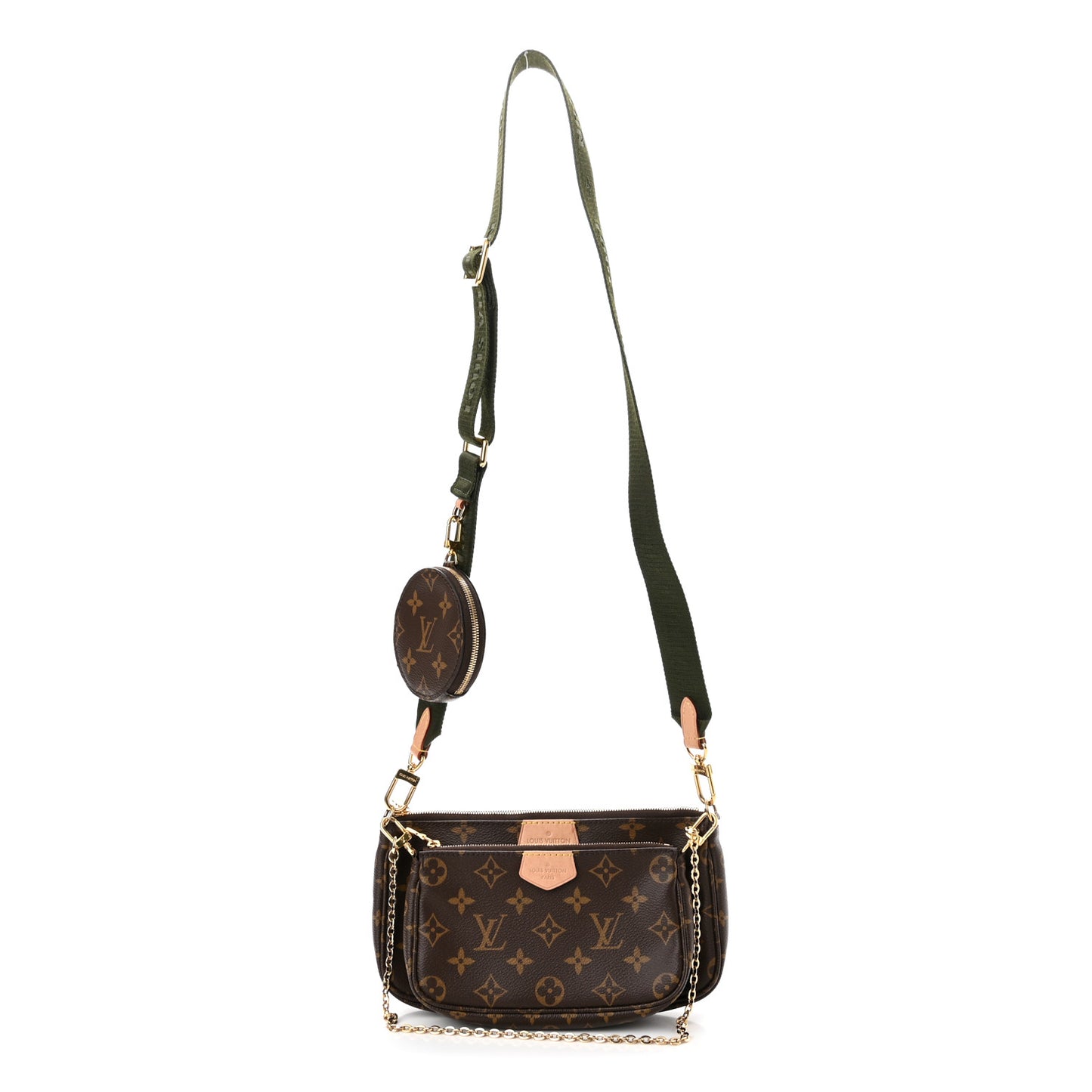 Monogram Multi Pochette Accessories Kaki