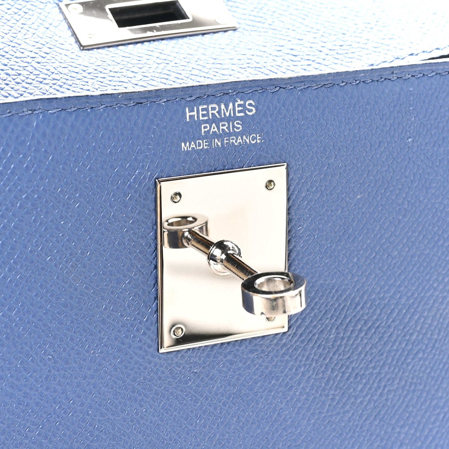 Hermes Epsom Kelly Sellier 32 Bleu Brighton 7 of 13