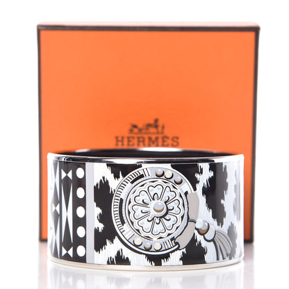 Hermes Enamel Printed Extra Wide Bracelet 70 6 of 6