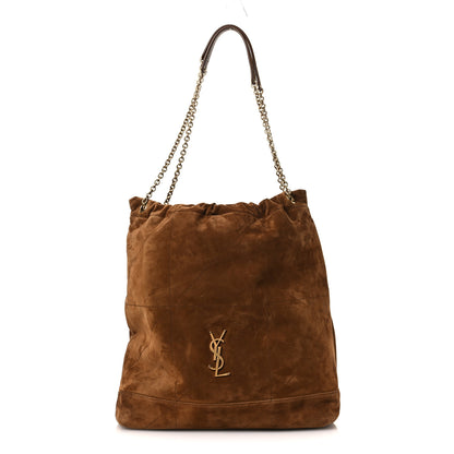 Saint Laurent Suede Monogram Large Jamie Pochon Caramel Cognac 1 of 12