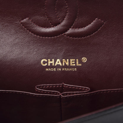 Chanel Lambskin Quilted Medium Double Flap Black 5 of 13