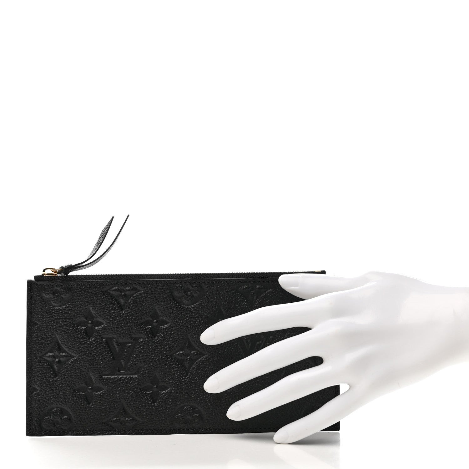 Louis Vuitton Empreinte Felicie Chain Wallet Zippered Insert Black 2 of 6